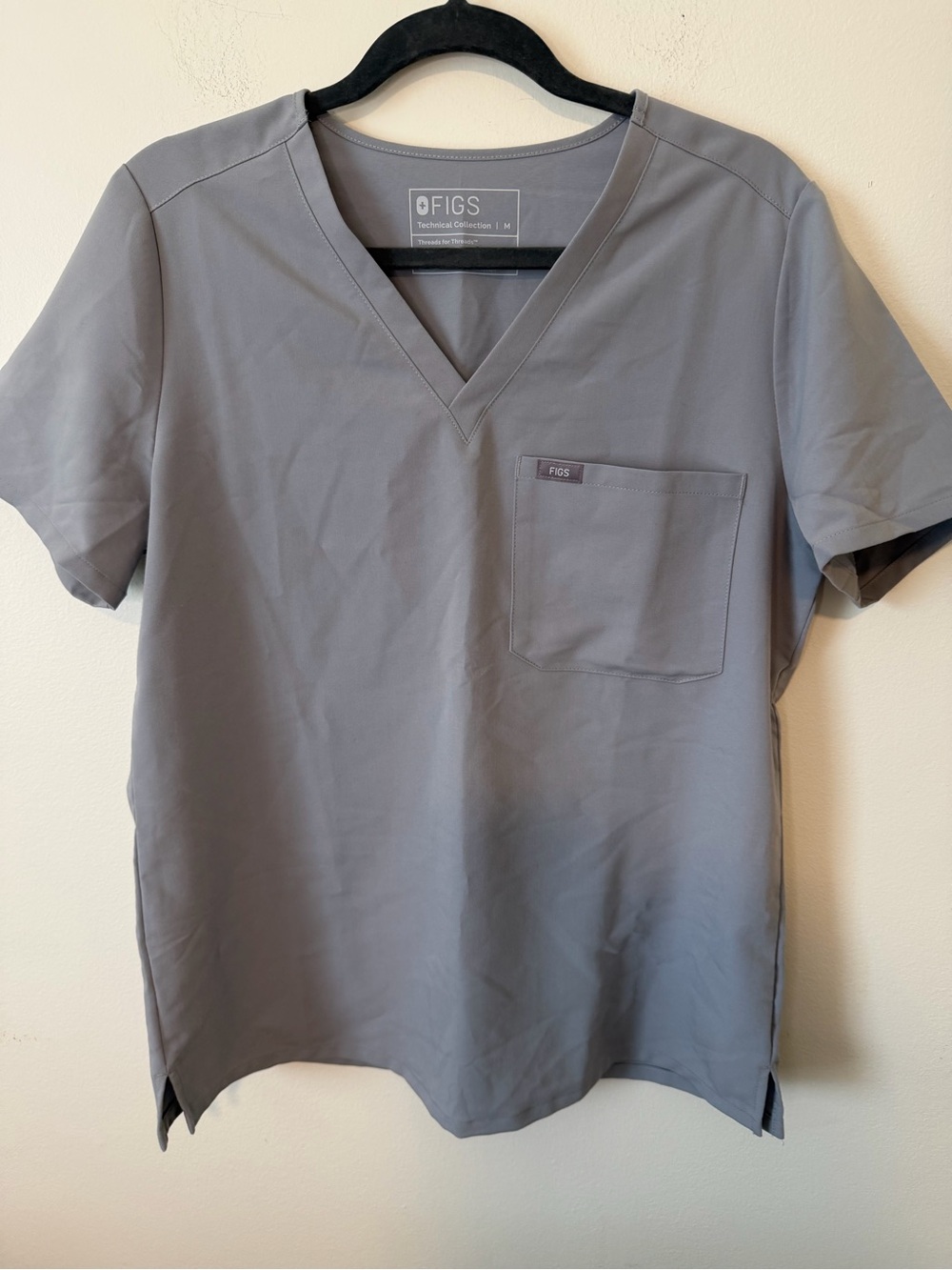 FIGS Catarina Scrub Set Grey Technical Collection, Medium Petite 26” - Picture 6 of 9